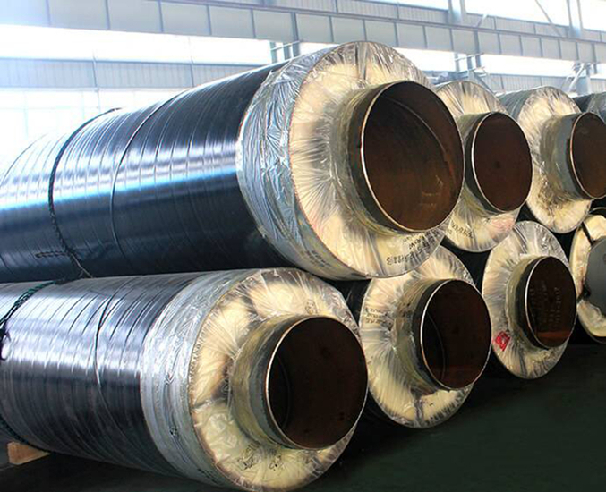 地埋钢套钢蒸汽保温管道